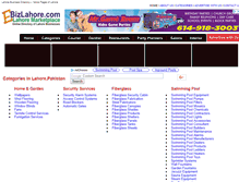 Tablet Screenshot of business.ebizlahore.com